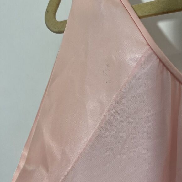 Vintage Nightgown Claire Sandra Lucie Ann Beverly Hills Pink Romantic Gown S - Picture 6 of 9